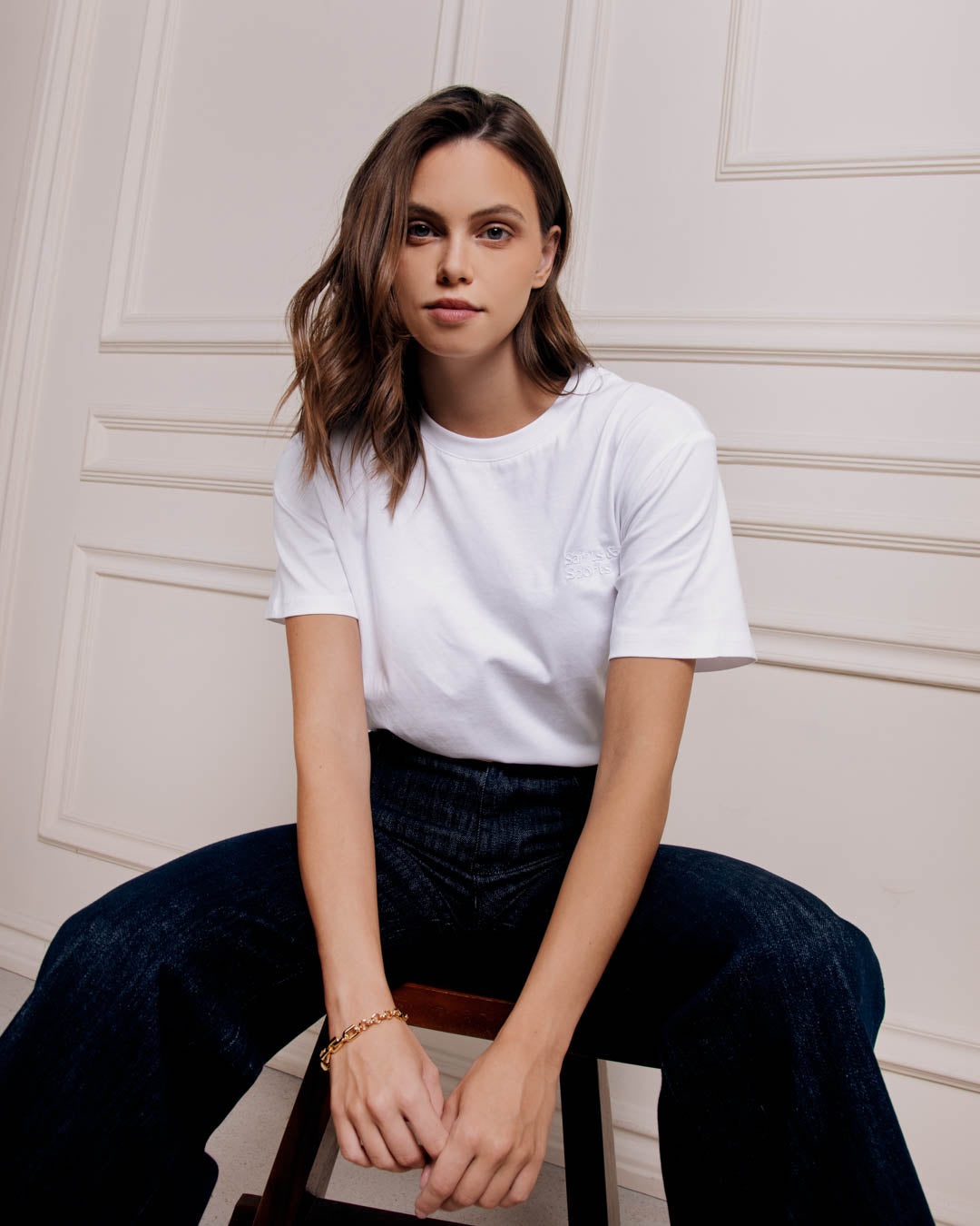 Everly Cotton Shirt - Porcelain White
