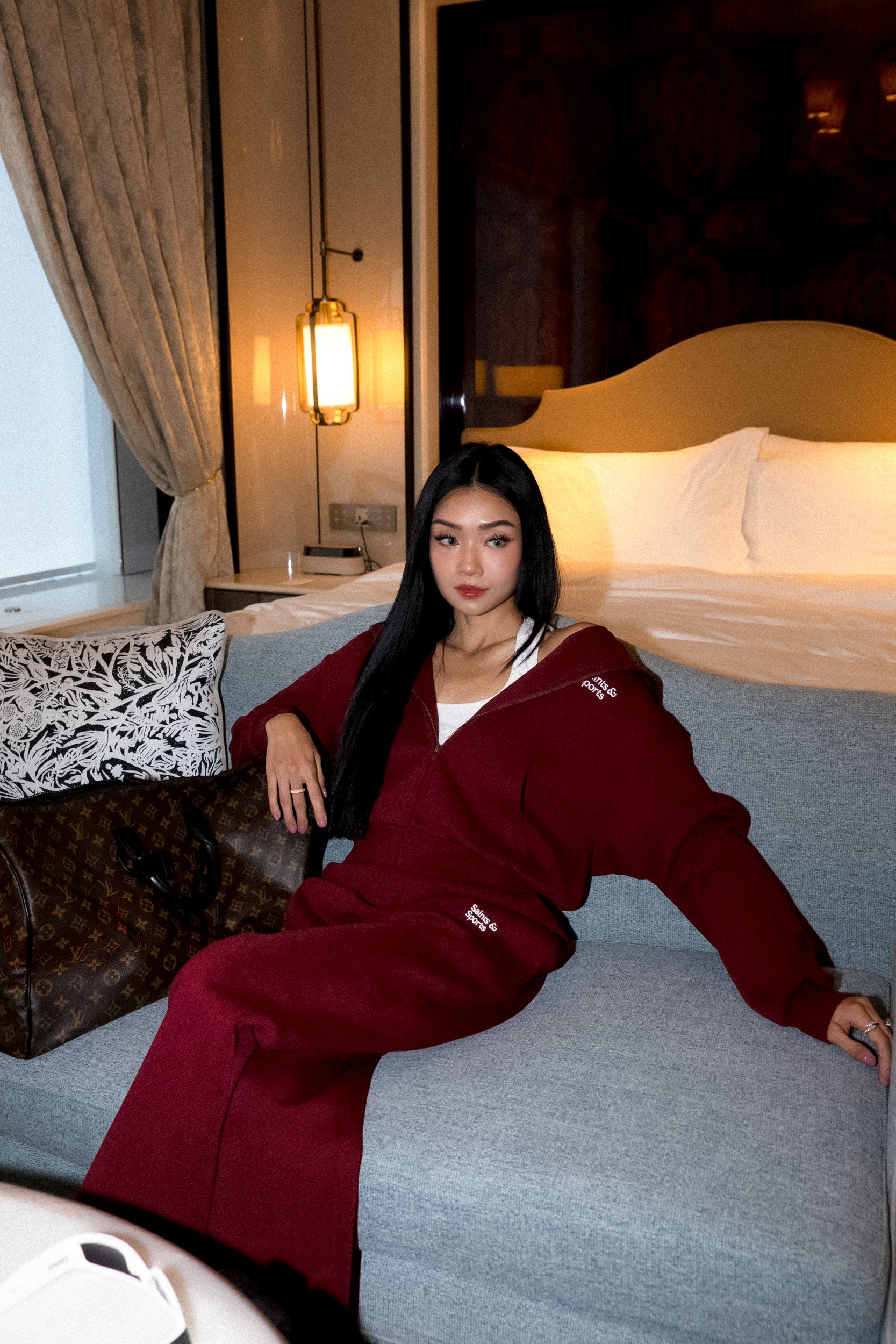 Saints Full Zip Hoodie - Bulgarian Rose