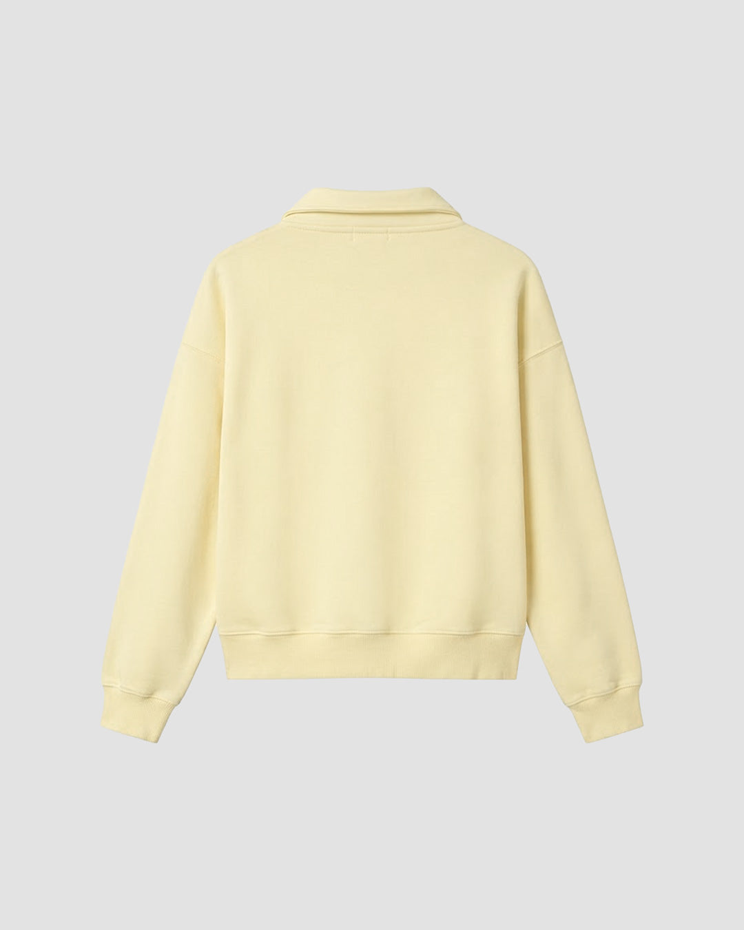 SaintsCloud® Penrose Half Zip Sweatshirt Back (Buttercream) - Saints & Sports