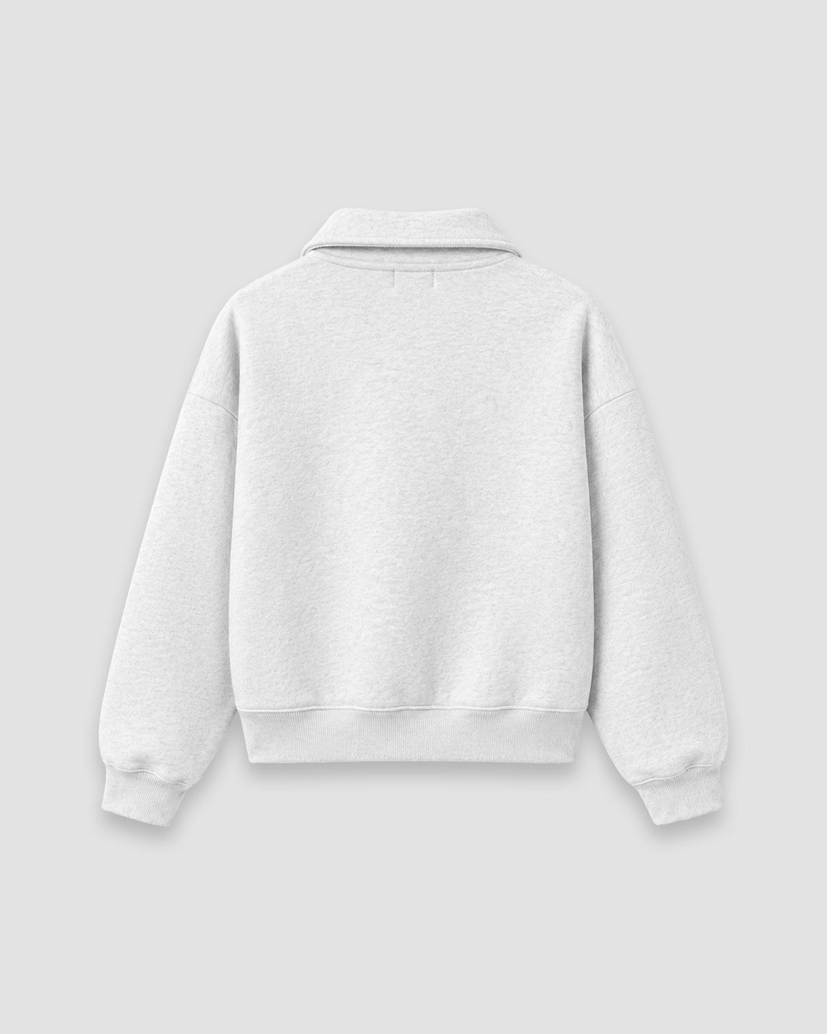SaintsCloud® Penrose Half Zip Sweatshirt Heather Grey (Back) - Saints & Sports
