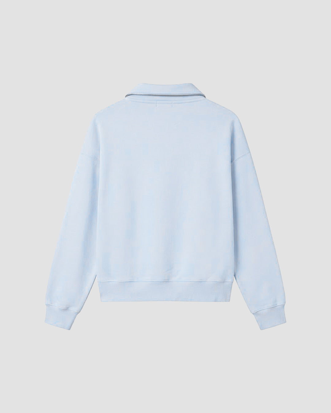 SaintsLuxe™ Penrose Half Zip Sweatshirt Back (Powder Blue) - Saints & Sports