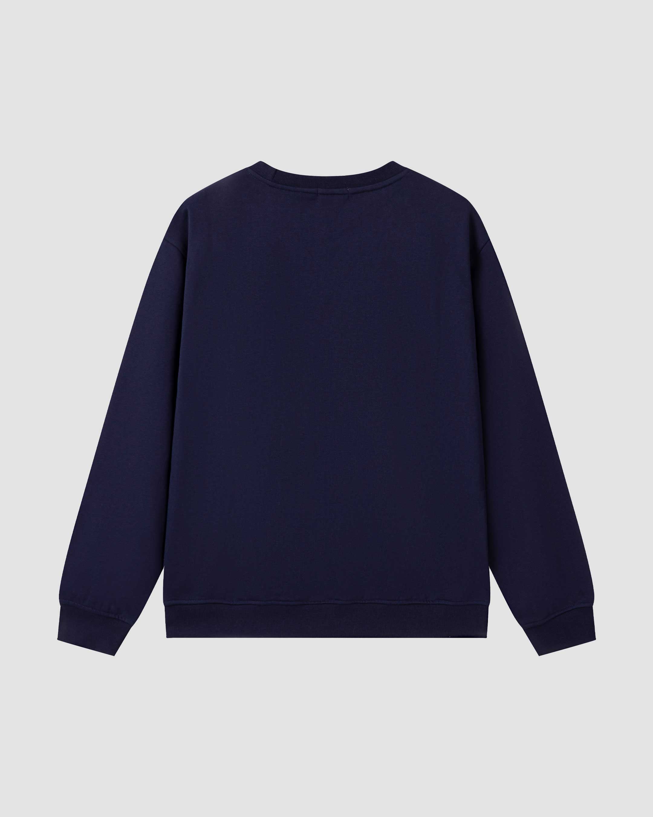 SaintsWeight™ 450 Classic Sweatshirt Navy Blue (Product) Back - Saints & Sports