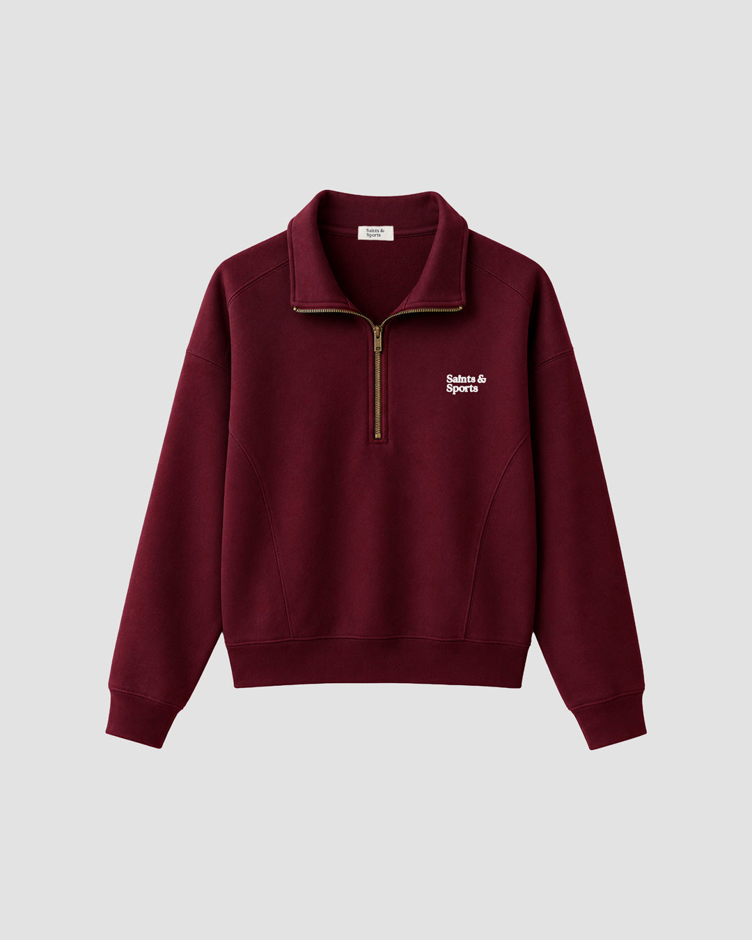 Penrose Half Zip Sweatshirt - Bulgarian Rose