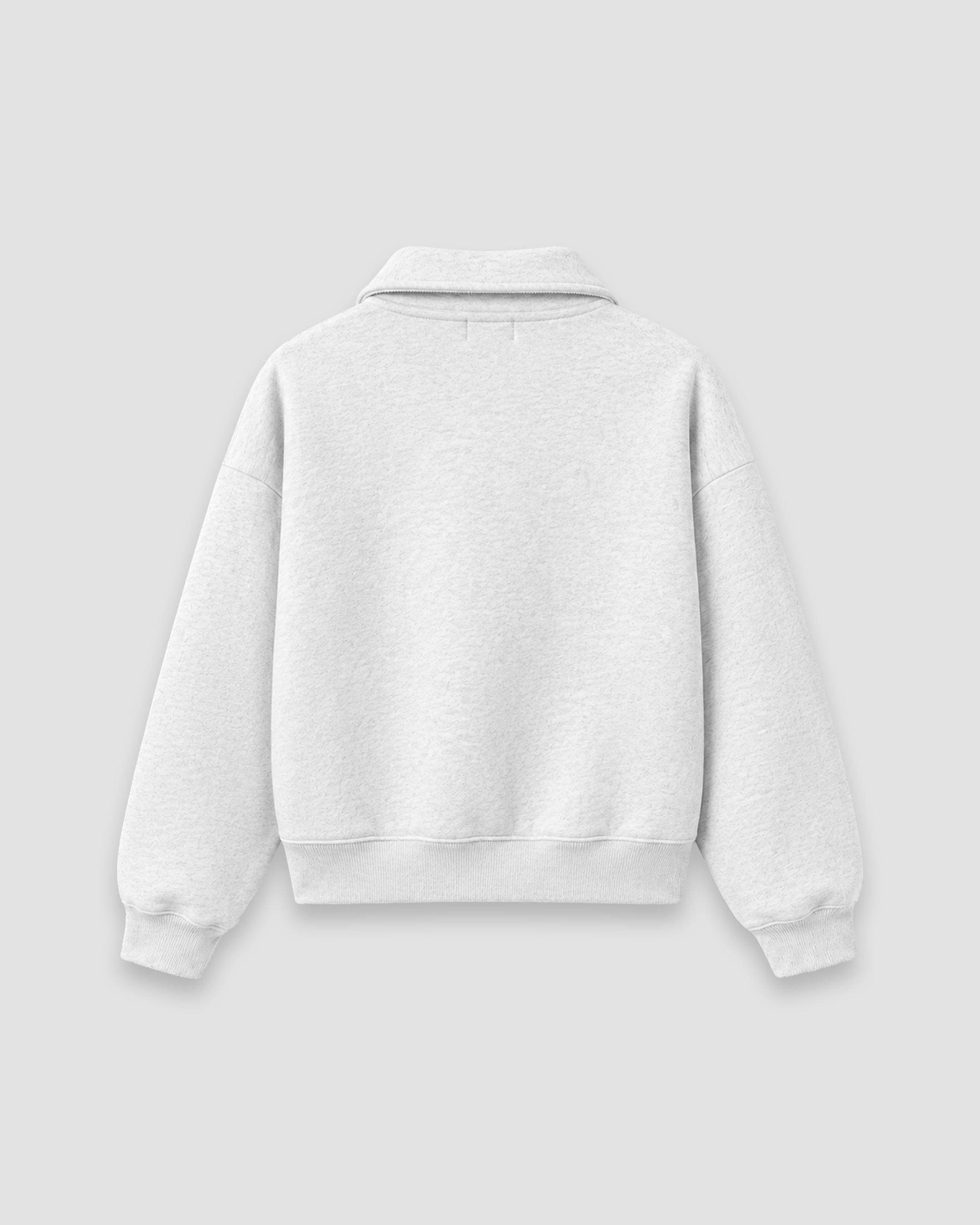 Penrose Half Zip Sweatshirt - Heather Grey