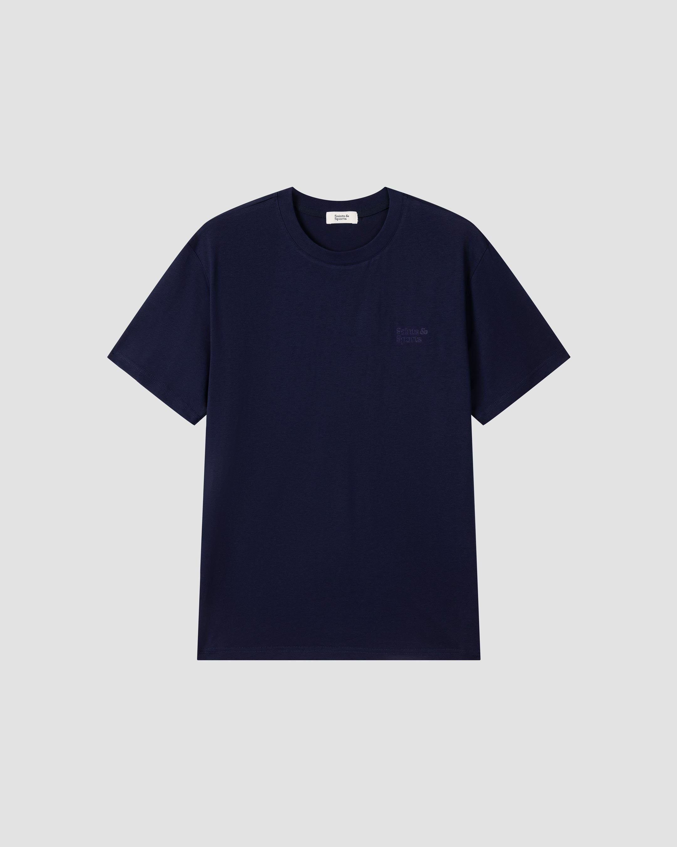 Everly Cotton Shirt - Navy Blue