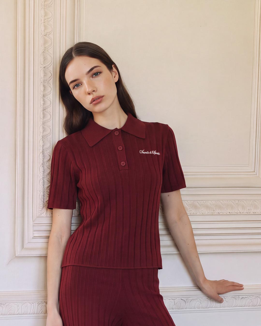 Eleanor Ribbed SET - Bulgarian Rose