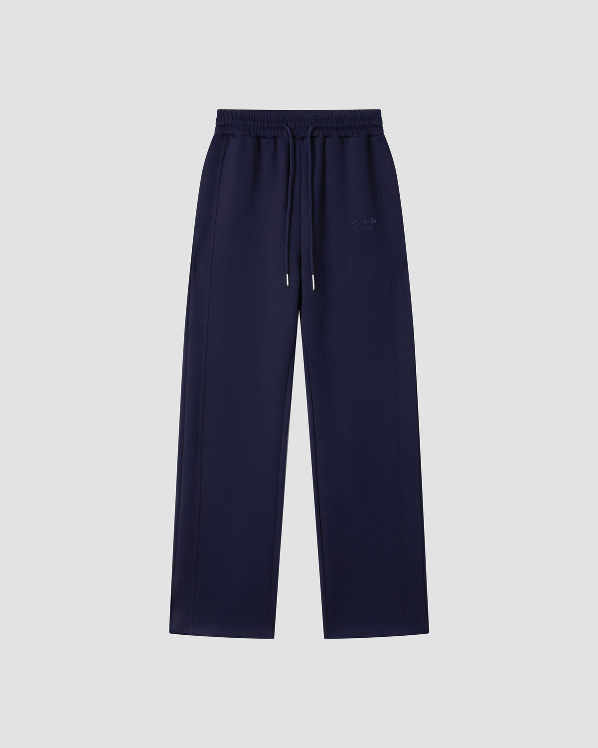 SaintsLuxe™ Ashbury Sweatpants Navy Blue (Front) - Saints & Sports