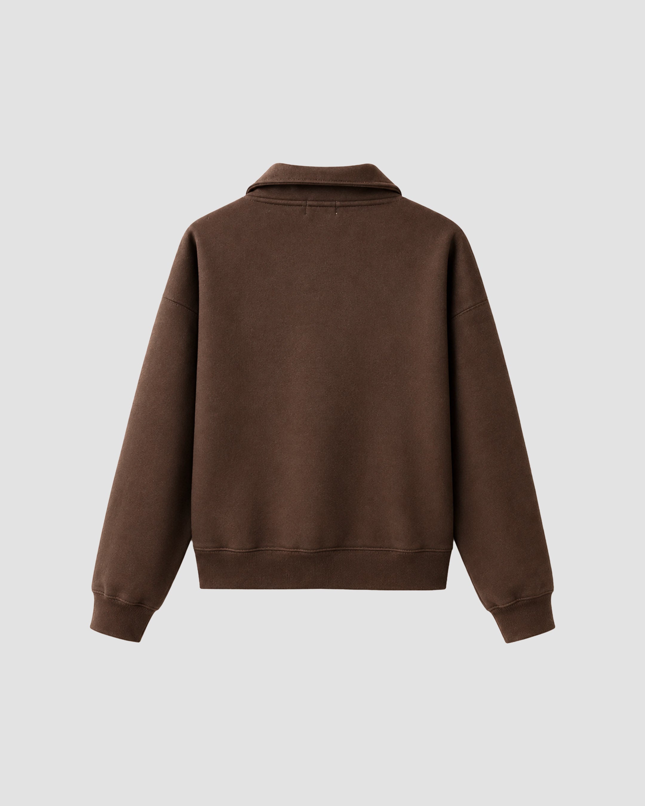 Penrose Half Zip Sweatshirt - Mocha